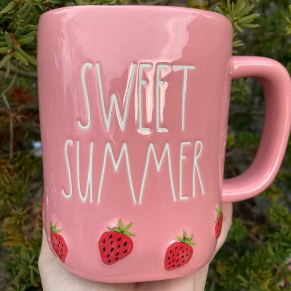 Rae Dunn Other - Rae Dunn Summer Strawberry Pink Mug